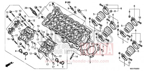 CYLINDER HEAD CBR600FC de 2012